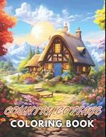 Country Cottage Coloring Book For Adults