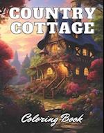 Country Cottage Coloring Book For Adults