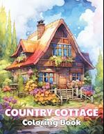 Country Cottage Coloring Book For Adults