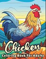 Chicken Coloring Book For Adults