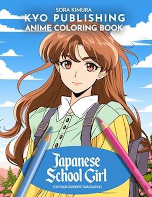 Anime Coloring book Japanese Schoolgirl: Step into the World of Kawaii 40+ Manga-Style Coloring Adventure