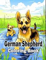 German Shepherd Coloring Book: Volume 1 