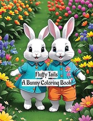 Fluffy Tails: A Bunny Coloring Book