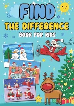 Find the difference book for kids: Christmas Special | Spot, seek and find to develop children's observation and concentration | Fun and colorful acti