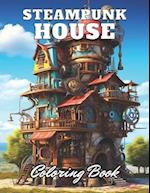 Steampunk House Coloring Book: 100+ High-Quality Coloring Pages for All Ages 