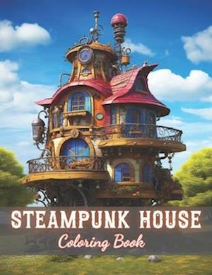 Steampunk House Coloring Book: 100+ New and Exciting Designs