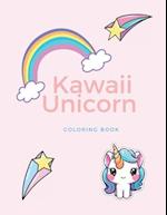 KAWAII Unicorns: Coloring Book 