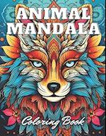 Animal Mandala Coloring Book for Adults