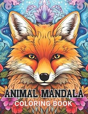 Animal Mandala Coloring Book for Adults