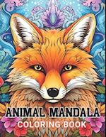 Animal Mandala Coloring Book for Adults