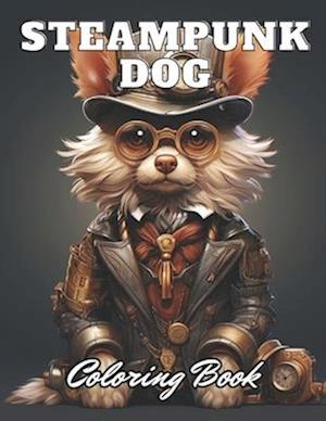 Steampunk Dog Coloring Book: High Quality +100 Adorable Designs