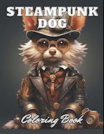 Steampunk Dog Coloring Book: High Quality +100 Adorable Designs 