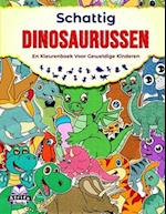 Schattig dinosaurussen- en kleurenboek voor geweldige kinderen