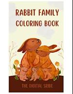 Rabbit Family Coloring Book