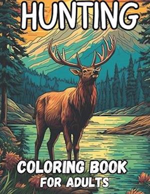 hunting coloring book for adults