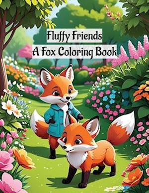 Fluffy Friends: A Fox Coloring Book