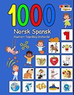 1000 Norsk Spansk Illustrert Tospråklig Ordforråd (Fargerik Utgave)