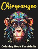 Chimpanzee Coloring Book For Adults