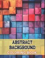 Abstract Background Coloring Book for Adults