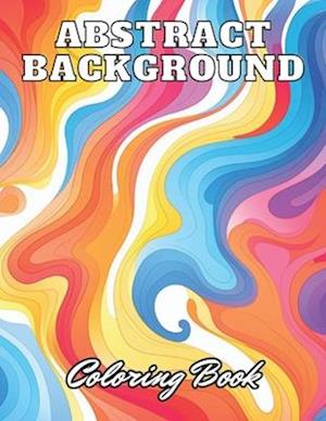 Abstract Background Coloring Book for Adults