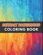 Abstract Background Coloring Book for Adults