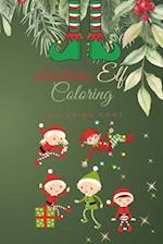 christmas Elf Coloring : coloring book 