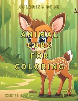 Animal Cubs For Coloring