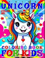 MAGICAL UNICORN COLORING BOOK FOR KIDS - COLOR ME - IN THE CLOUDS: 40 PAGES OF ARTISTIC BOOKLET AS PART OF EARLY LEARNING FOR TODDLERS AGES 2-5 TO DIS