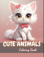 Cute Animals Coloring Book for Kids: New and Exciting Designs 