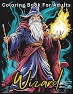 Wizard Coloring Book For Adults