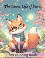 Fox coloring book : The Secret Life of Foxes 