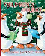 Children's Holiday Coloring & Activity Book