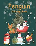 Penguin Coloring Book 