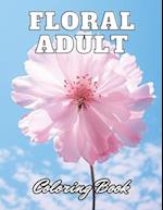 Floral Adult Coloring Book