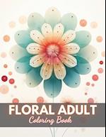 Floral Adult Coloring Book