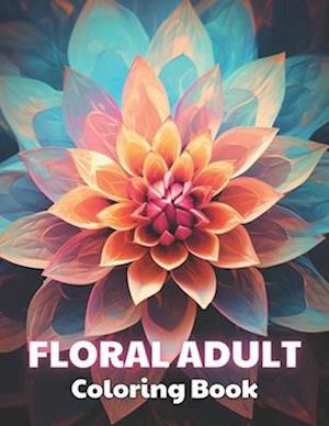 Floral Adult Coloring Book