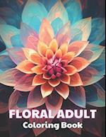 Floral Adult Coloring Book