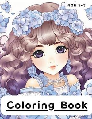 Princess coloring book for kids