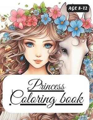 Princess coloring book for kids