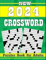 2024 Crossword Puzzles Book for Adults With Solution