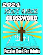 2024 Holy Bible crossword puzzles Book For Adults