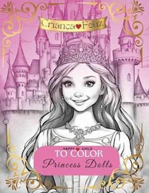 To Color Princess Dolls