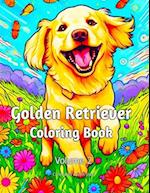 Golden Retriever Coloring Book