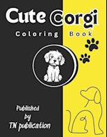 Cute Corgi Coloring Book