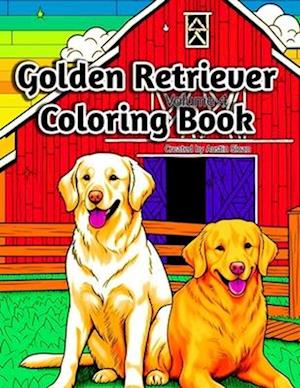 Golden Retriever Coloring Book