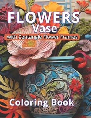 Flowers Vase Coloring Book