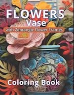 Flowers Vase Coloring Book