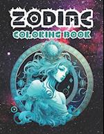 Zodiac Coloring Book