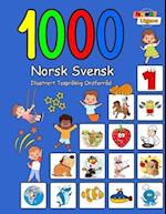 1000 Norsk Svensk Illustrert Tospråklig Ordforråd (Fargerik Utgave)