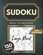 Sudoku Large Print for Seniors